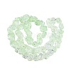 Electroplate Transparent Glass Beads Strands EGLA-N056-02A-09-2