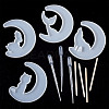 DIY Silicone Moon Molds Kits DIY-TA0008-30-11