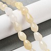 Natural Topaz Jade Beads Strands G-P520-B13-01-2