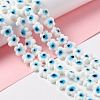 Handmade Evil Eye Lampwork Beads Strands LAMP-F024-03A-2