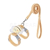 Adjustable Cute Polyester Dog Harness and Leash PW-WG62479-01-1