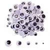 1000pcs 5 Style Black & White Wiggle Googly Eyes Cabochons DIY Scrapbooking Crafts Toy Accessories KY-CJ0001-44-1