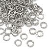 Tarnish Resistant 304 Stainless Steel Open Jump Rings X-STAS-E067-09-8mm-2
