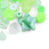 Opaque & Transparent Acrylic Beads MACR-T045-01D-1