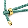 Braided Nylon Cord Bracelet Making MAK-A017-D03-01G-2