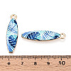 Alloy Enamel Pendants ENAM-T022-40KCG-02-3