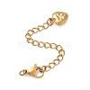 201 Stainless Steel Curb Chain Extender SA-CBA0FDA-01G-05-1
