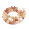 Dyed Natural Carnelian Beads Strands X-G-T106-045-3
