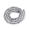 Dyed Transparent Crackle Glass Beads Strands GLAA-Q108-01A-A01-2