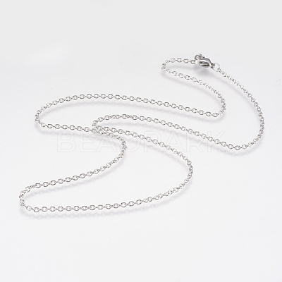 Non-Tarnish 304 Stainless Steel Necklaces NJEW-I208-01P-1