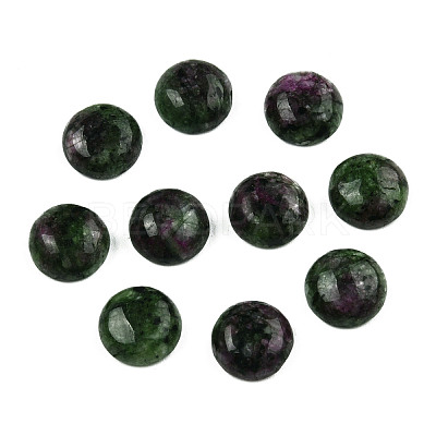 Synthetic Ruby in Zoisite Gemstone Cabochons G-T020-8mm-17-1