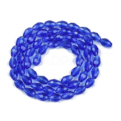 Transparent Glass Beads Strands EGLA-N013-T4mm-D11-1