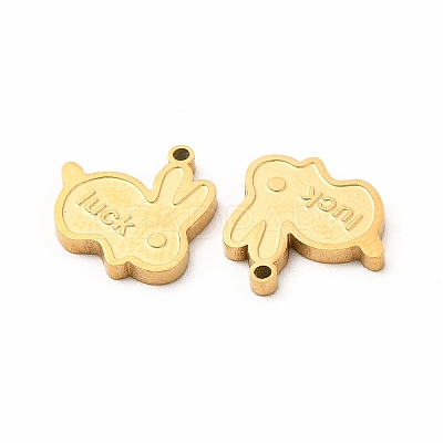 Ion Plating(IP) 304 Stainless Steel Pendant Enamel Settings STAS-F291-01G-1