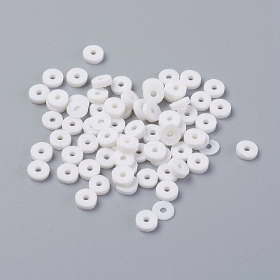 Handmade Polymer Clay Beads X-CLAY-R067-4.0mm-17-1