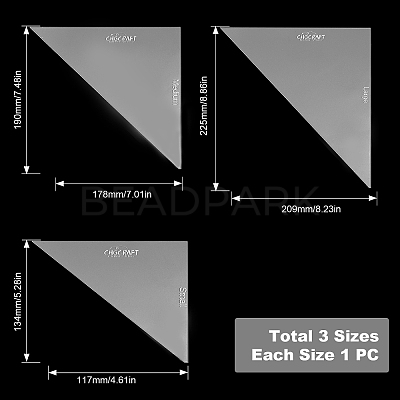 Acrylic Quilting Rulers DIY-WH0034-84C-1