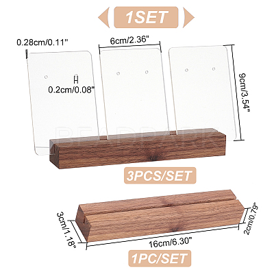 Acrylic Earring Display EDIS-GA0001-04-1