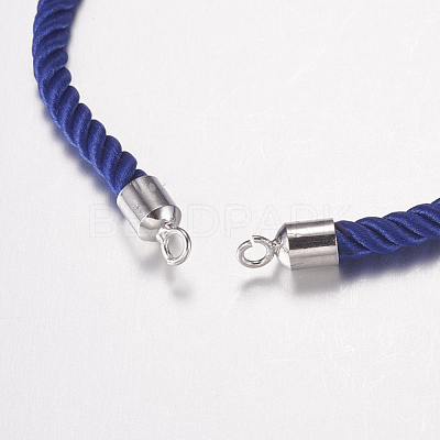 Nylon Twisted Cord Bracelet Making MAK-F019-03P-1