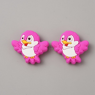 Bird Food Grade Eco-Friendly Silicone Beads SIL-WH0018-003G-1
