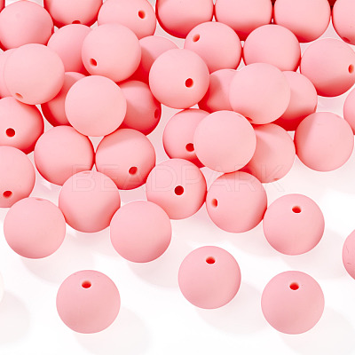 50Pcs Food Grade Eco-Friendly Silicone Beads SIL-TA0002-89E-1