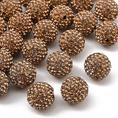 Pave Disco Ball Beads RB-Q195-14mm-246-1