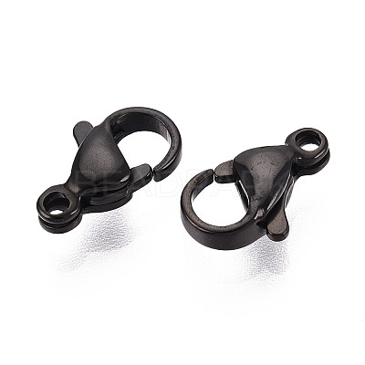 304 Stainless Steel Lobster Claw Clasps STAS-T065-11mm-34B-1