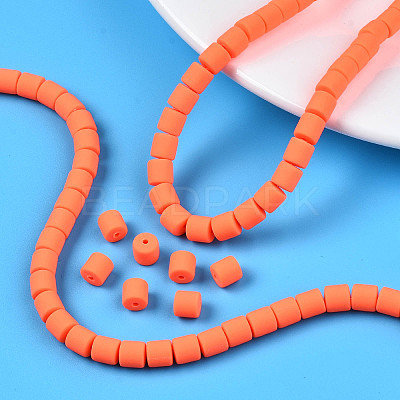 Handmade Polymer Clay Bead Strands X-CLAY-ZX006-01O-1