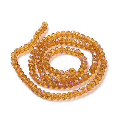 Electroplate Glass Beads Strands EGLA-A034-T1mm-L01-1