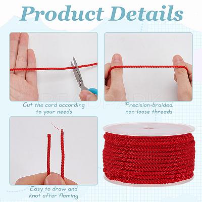 1 Roll 10M Braided Nylon Cord OCOR-BC0007-59B-1