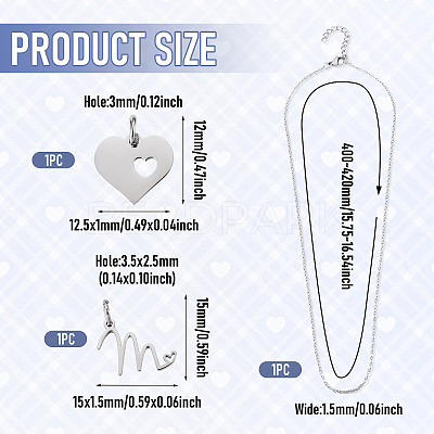 DIY Necklaces Making Kits DIY-TA0015-73M-1