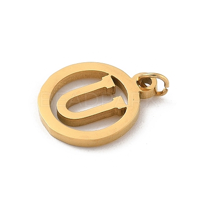 304 Stainless Steel Charms
with Jump Ring LS-STAS-R001-02G-U-1
