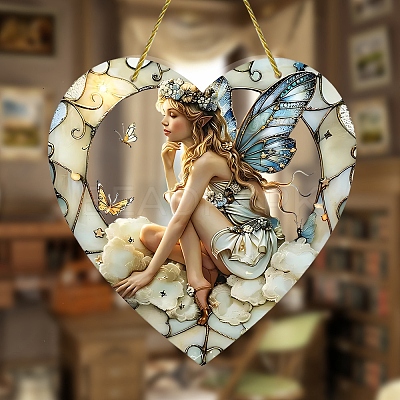 Angel Acrylic Window Hanging Ornaments PW-WGB84D4-01-1