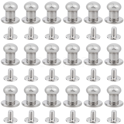 50Pcs Alloy Round Head Knobs for Small Jewelry Box Making DIY-GF0012-49P-1