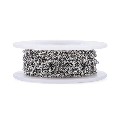 Tarnish Resistant 304 Stainless Steel Cable Chains CHS-F011-14A-P-1
