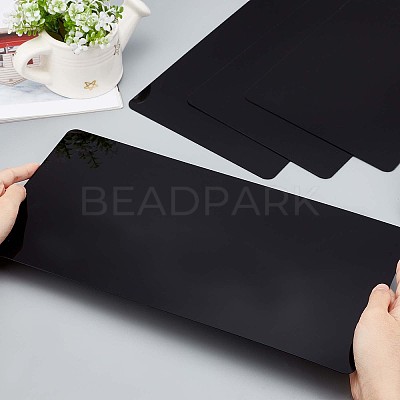 4Pcs Rectangle Acrylic Sheet OACR-PH0001-80C-1