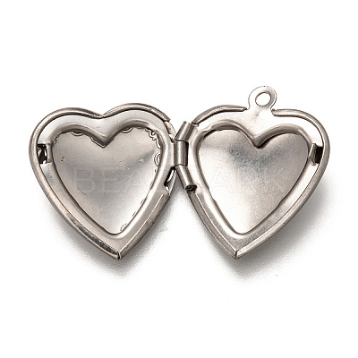Non-Tarnish 316 Stainless Steel Locket Pendants LS-STAS-O135-06P-1