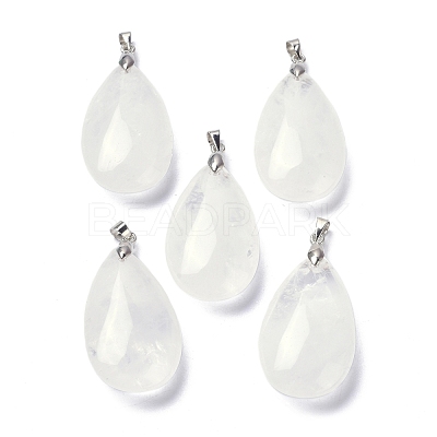 Natural Quartz Crystal Pendants G-D084-01P-B17-1