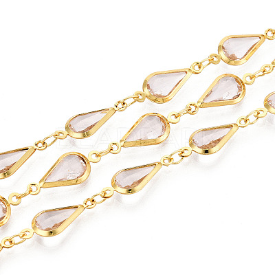 Brass Teardrop Link Chains CHC-N023-09A-G-1
