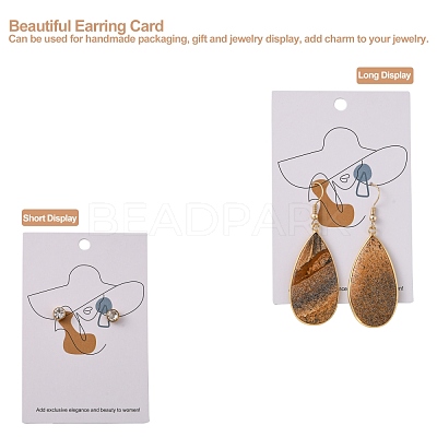 Cardboard Jewelry Display Cards X-CDIS-H002-01A-02-1