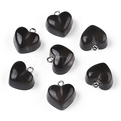 Transparent Resin Pendants RESI-R429-30H-1