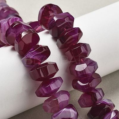 Natural Agate Beads Strands G-K392-A09-1