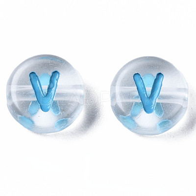 Transparent Clear Acrylic Beads MACR-N008-56V-1