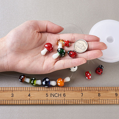 DIY Children's Day Stretch Bracelets Making Kits DIY-KS0001-13-1