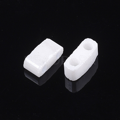 2-Hole Opaque Glass Seed Beads SEED-S023-06-1