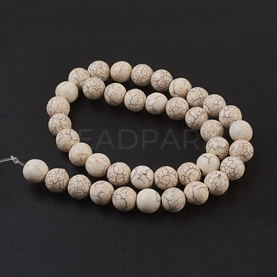 Synthetic Magnesite Beads Strands X-TURQ-S192-10mm-1-1