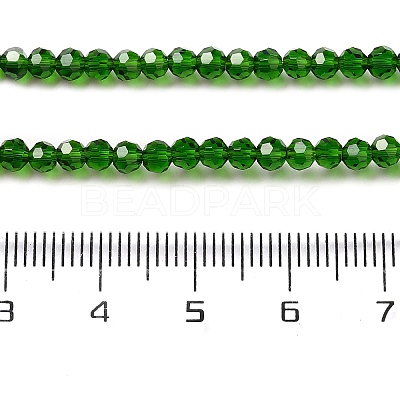 Transparent Glass Beads Strands EGLA-A035-T3mm-D10-1