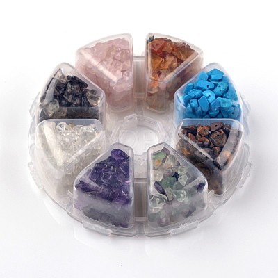 Chip Gemstone Beads G-X0002-B-1