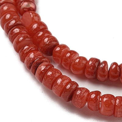 Dyed Natural Freshwater Shell Beads Strands X1-BSHE-G039-07K-1
