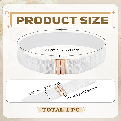 1Pc Polyester Elastic Chain Belt AJEW-LP0007-42B-1