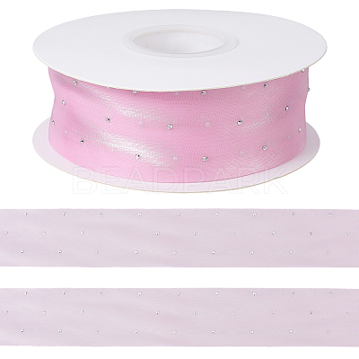 Rayon Rhinestones Ribbon OCOR-WH20050-012C-02-1