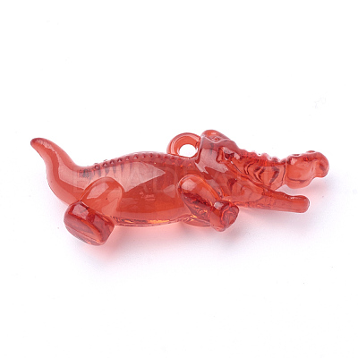 Transparent Acrylic Big Pendants TACR-T002-05-1